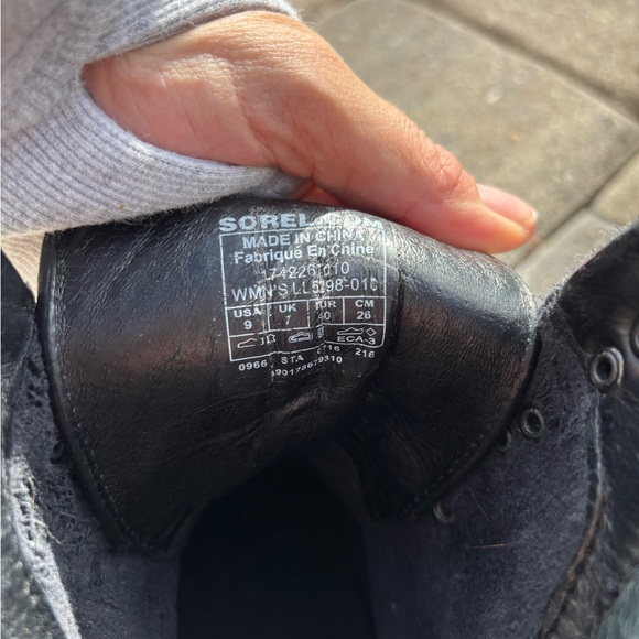 Sorel Black Lace-Up Boots - Picture 4 of 6